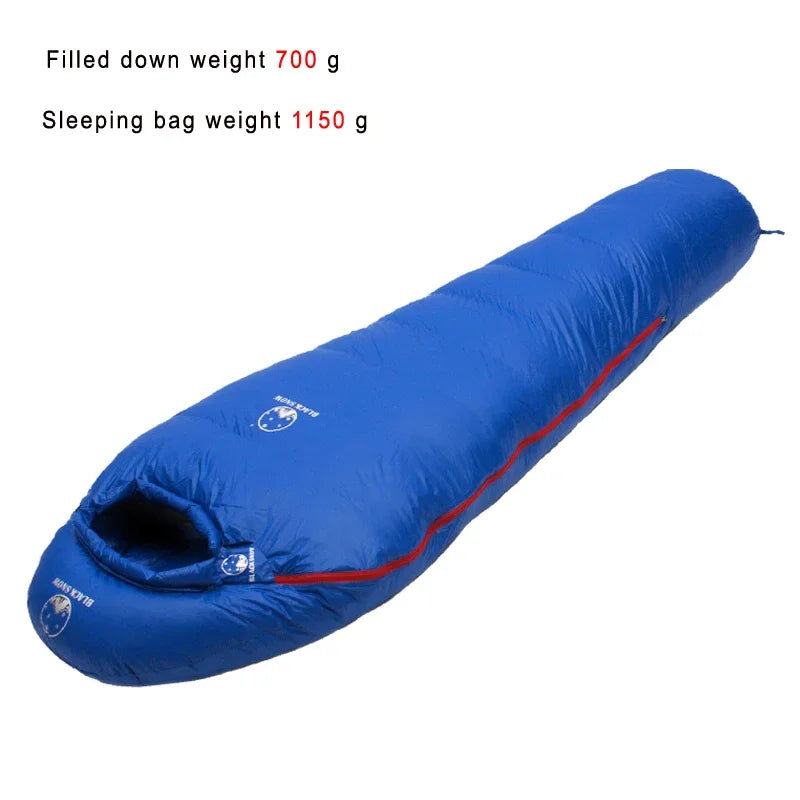 Goose Down Filled Adult Mummy Style Sleeping Bag