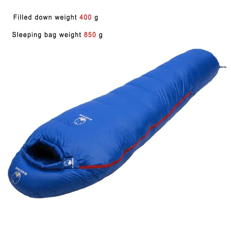 Goose Down Filled Adult Mummy Style Sleeping Bag