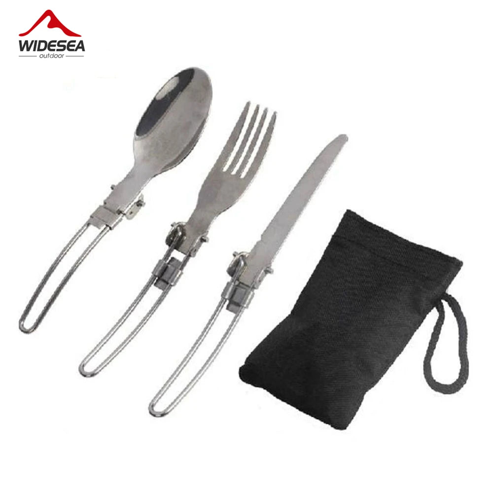 Foldable Stainless Steel Cutlery Set