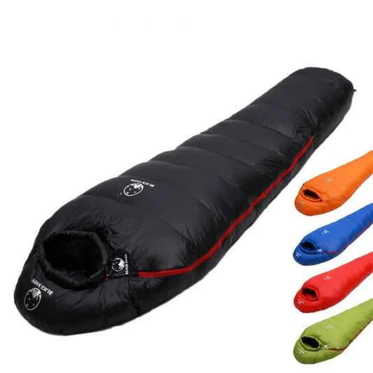 Goose Down Filled Adult Mummy Style Sleeping Bag