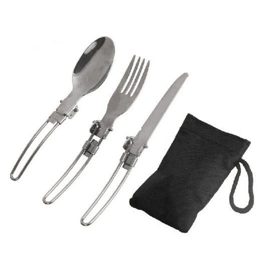 Foldable Stainless Steel Cutlery Set